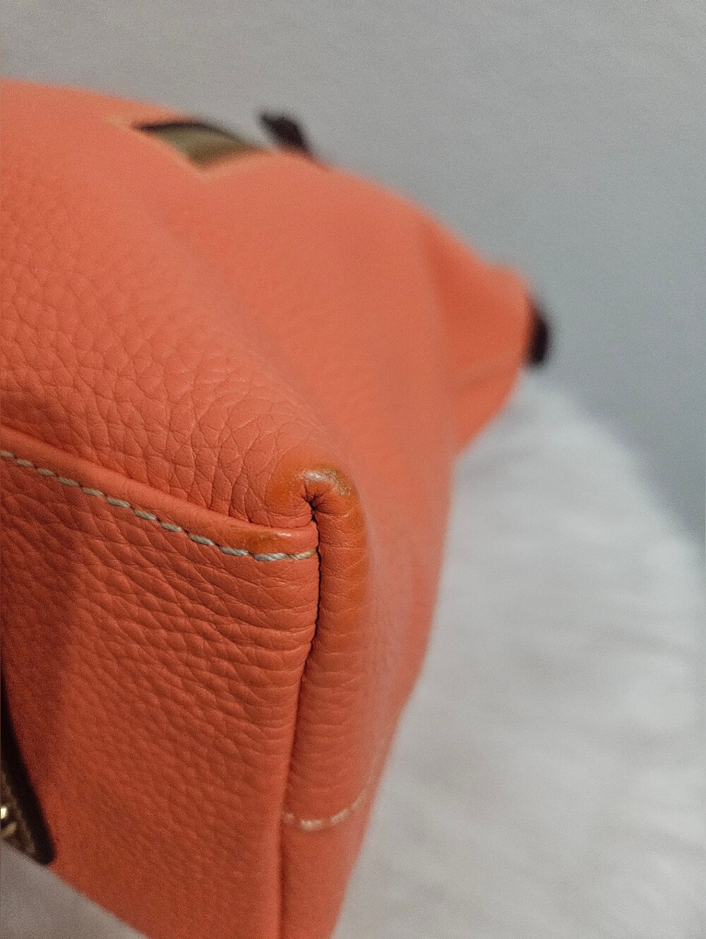 Dooney & Bourke Coral Pebbled Leather Cooper Hobo Shoulder Bag - Picture 5 of 14